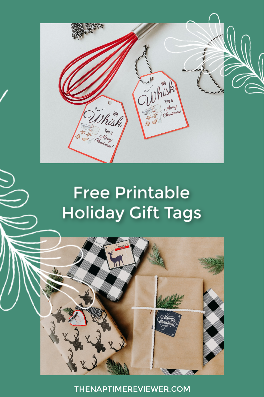 Free Printable Gift Tags + Photo Ornaments Ideas