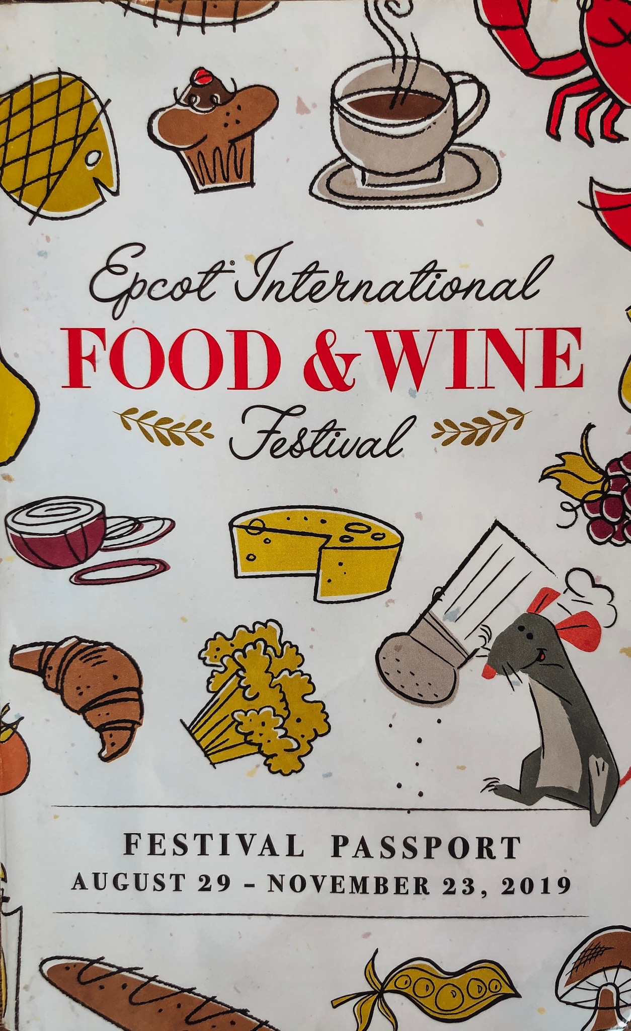 Disney World: Epcot International Food and Wine Festival Menus