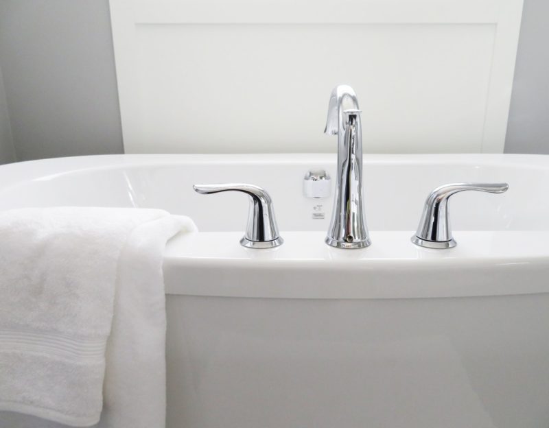 Modern Bathtub - Master Bathroom Updates