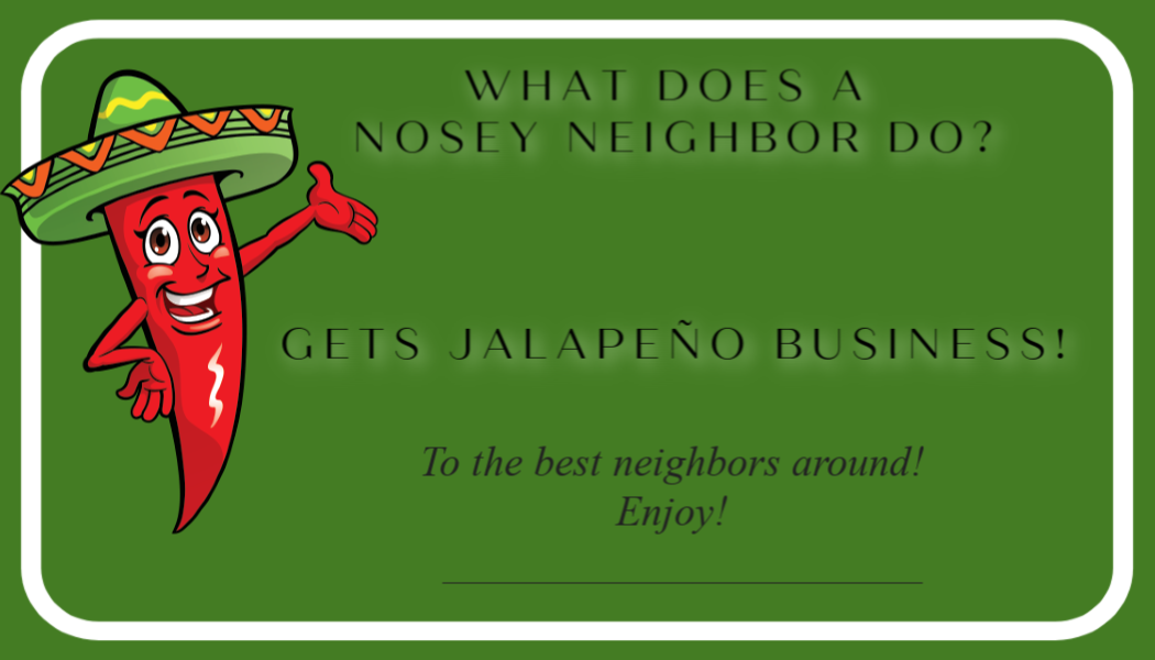 Jalapeno Business printable